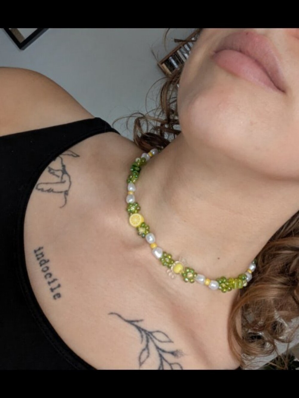 Handmade Lemon And Lime Choker